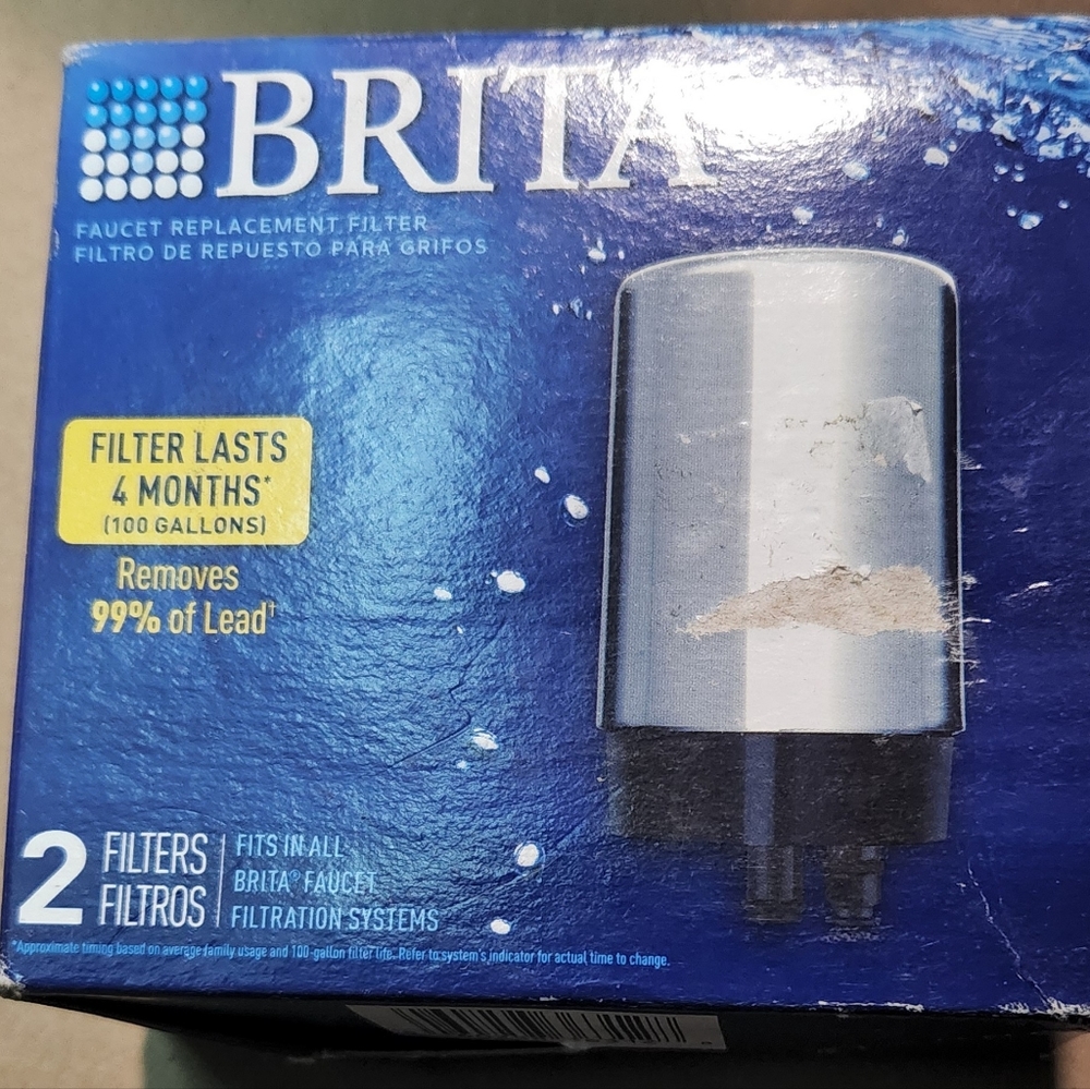 Brita chrome filter replacements 2 pack